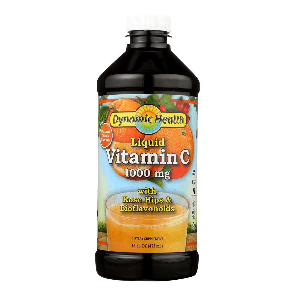 Dynamic Health Liquid Vitamin C Natural Citrus, 1000 Mg, 16 Fl Oz