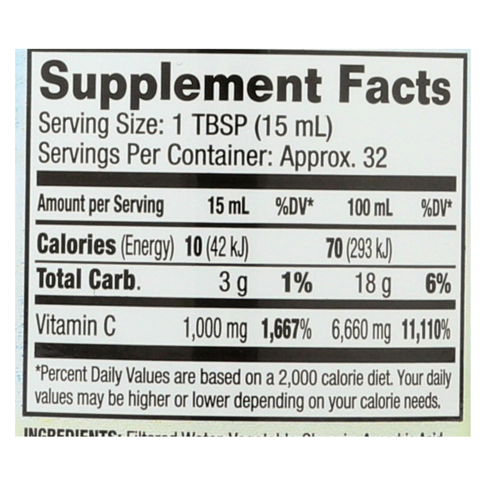 
                  
                    Dynamic Health Liquid Vitamin C Natural Citrus, 1000 Mg, 16 Fl Oz
                  
                