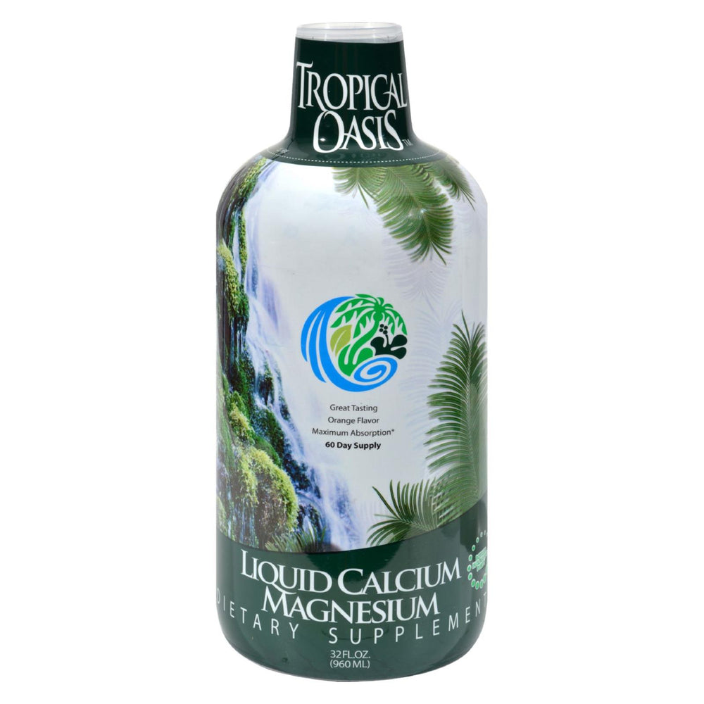 Tropical Oasis Liquid Calcium Magnesium Orange, 32 Fl Oz