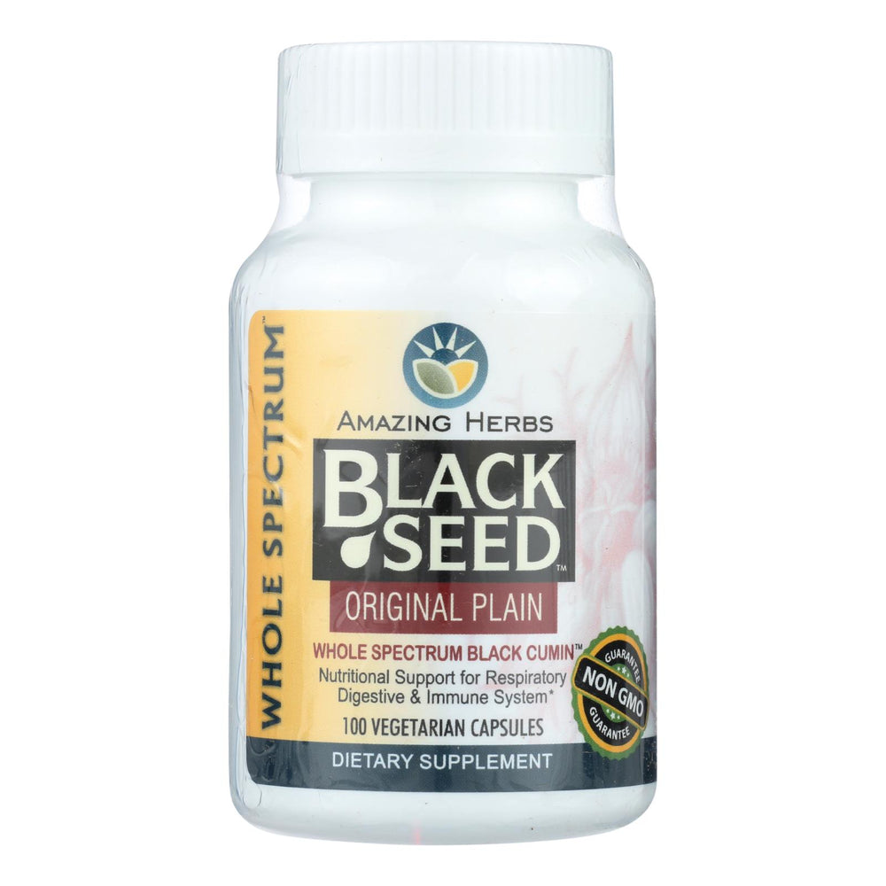 Amazing Herbs Black Seed, 100 Capsules