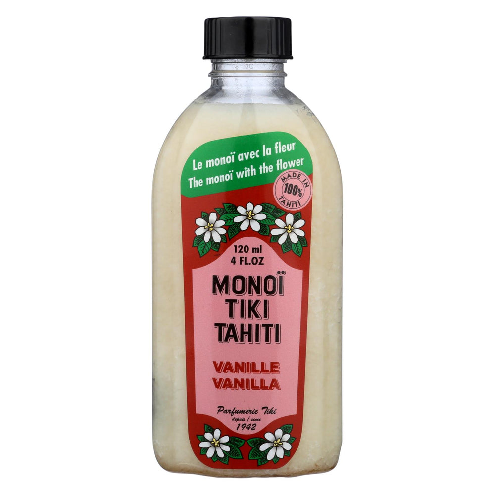 Monoi Tiare Tahiti Coconut Oil Vanilla, 4 Fl Oz