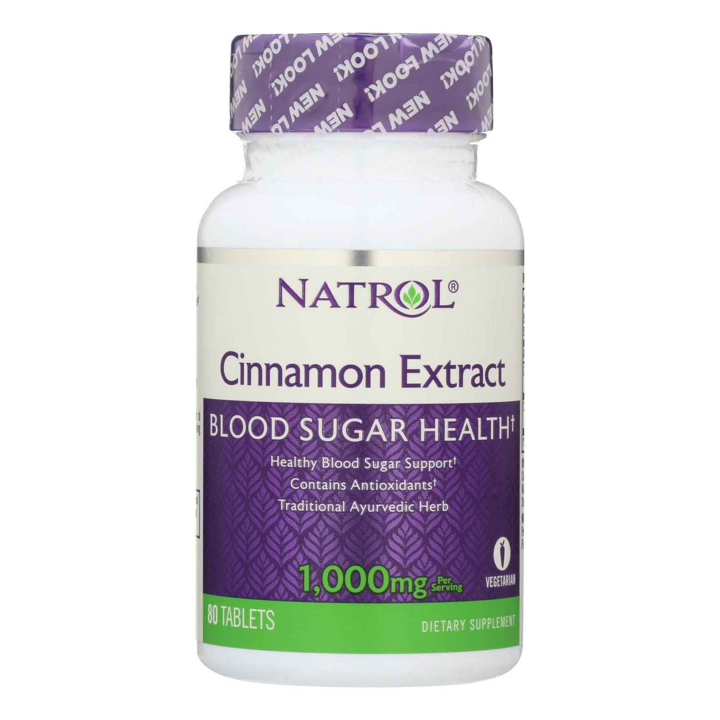
                  
                    Natrol Cinnamon Extract, 1000 Mg, 80 Tablets
                  
                