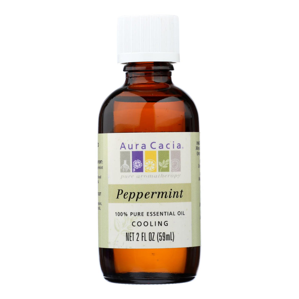 
                  
                    Aura Cacia Peppermint Pure Essential Oil, 2 Fl Oz
                  
                