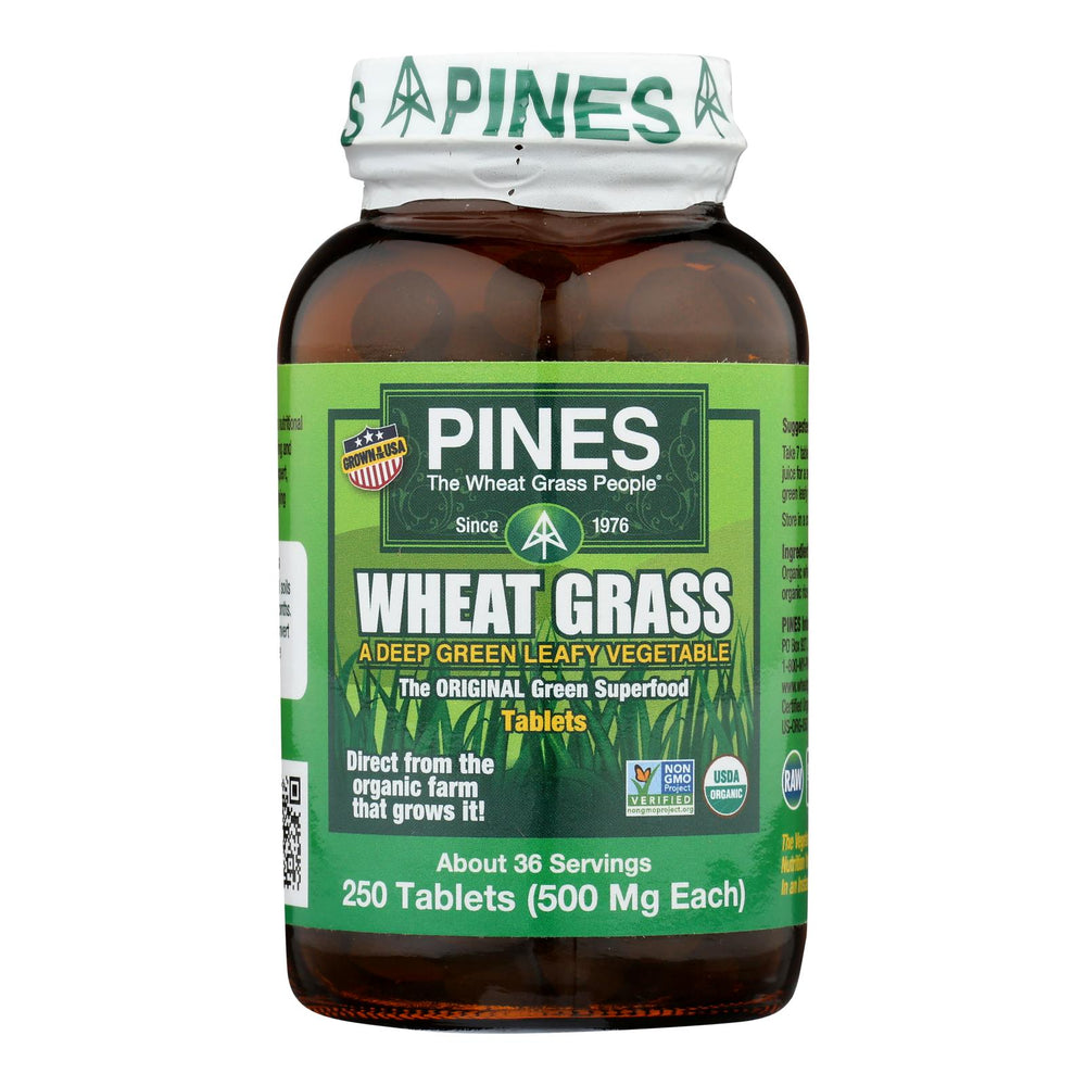 
                  
                    Pines International Wheat Grass, 500 Mg, 250 Tablets
                  
                