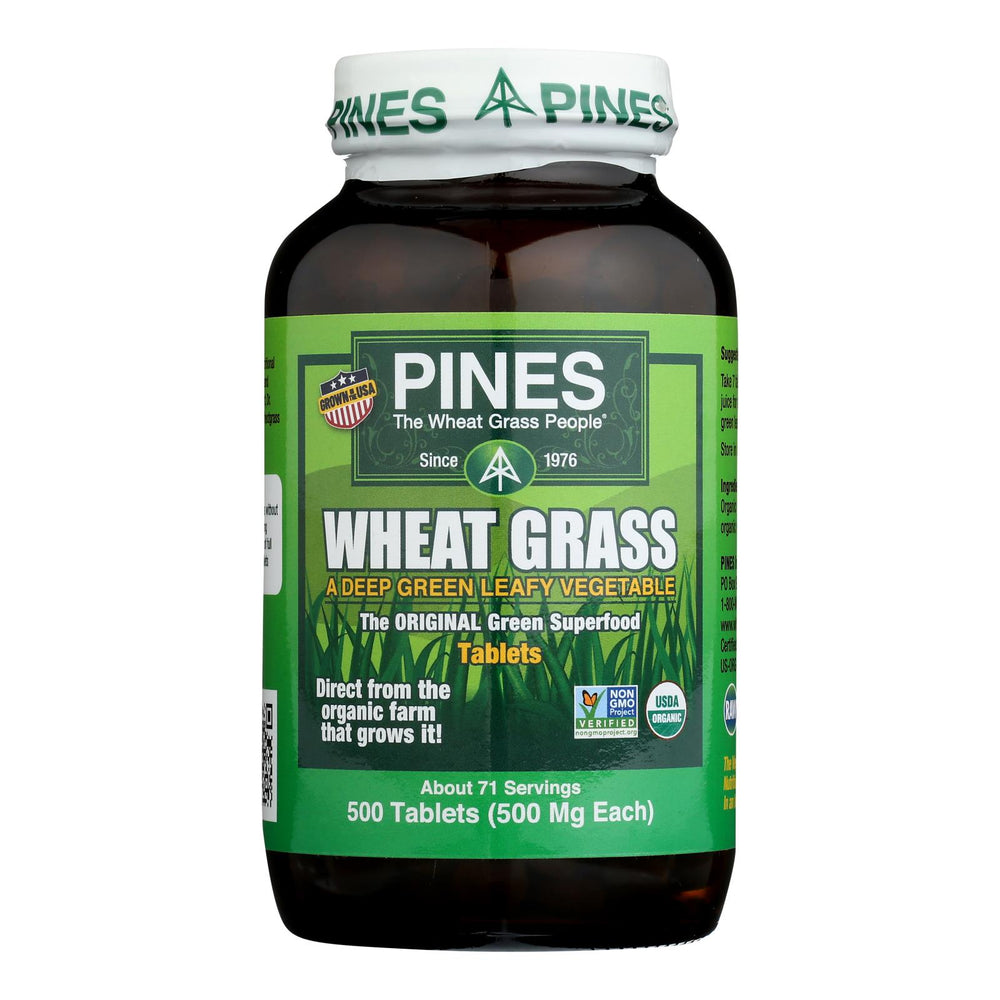 
                  
                    Pines International Wheat Grass, 500 Mg, 500 Tablets
                  
                