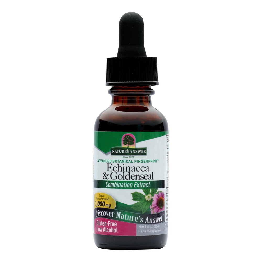 
                  
                    Nature's Answer, Echinacea And Goldenseal, 1 Oz
                  
                