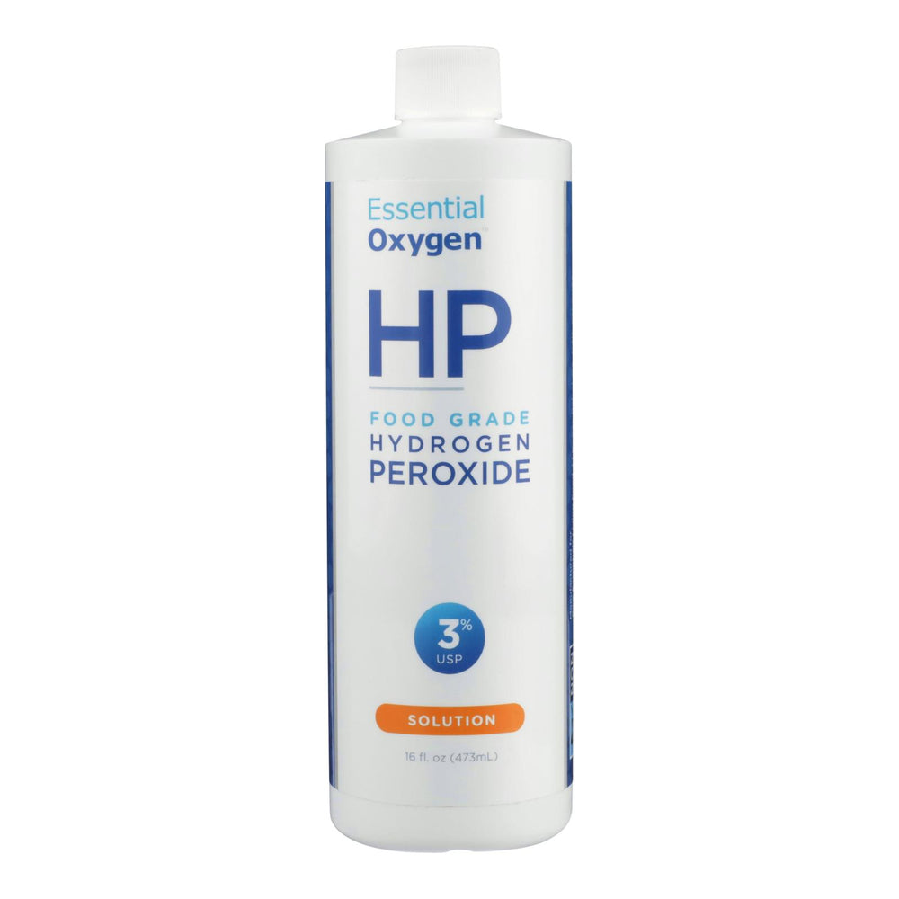 Essential Oxygen Hydrogen Peroxide 3%, Food Grade , 16 Oz