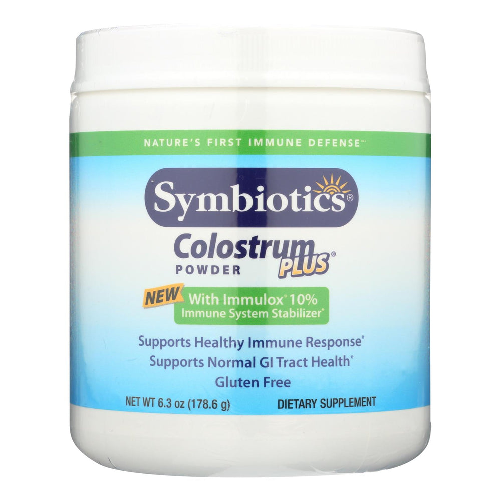 
                  
                    Symbiotics Colostrum Plus Powder, 6.3 Oz
                  
                