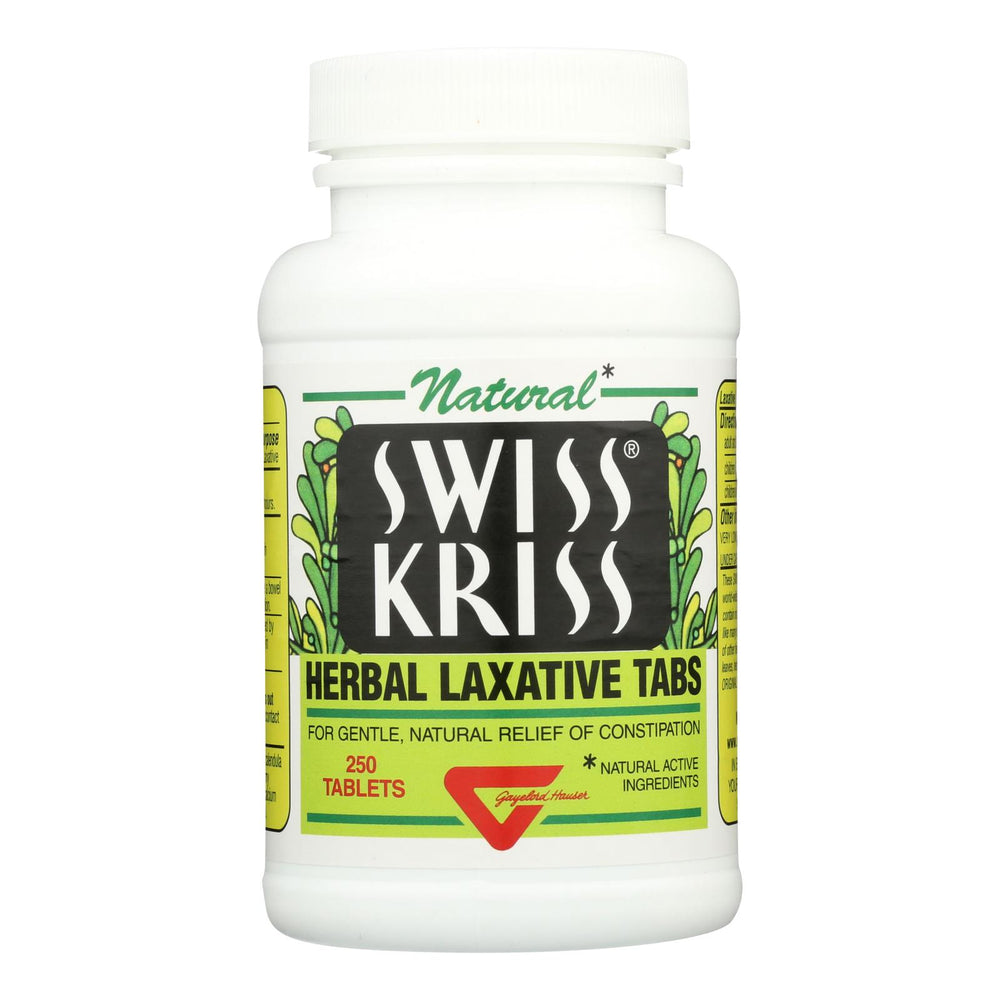 
                  
                    Modern Natural Products Swiss Kriss Herbal Laxative, 250 Tablets
                  
                