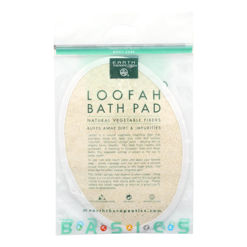 Earth Therapeutics Loofah Bath Pad, 1 Pad
