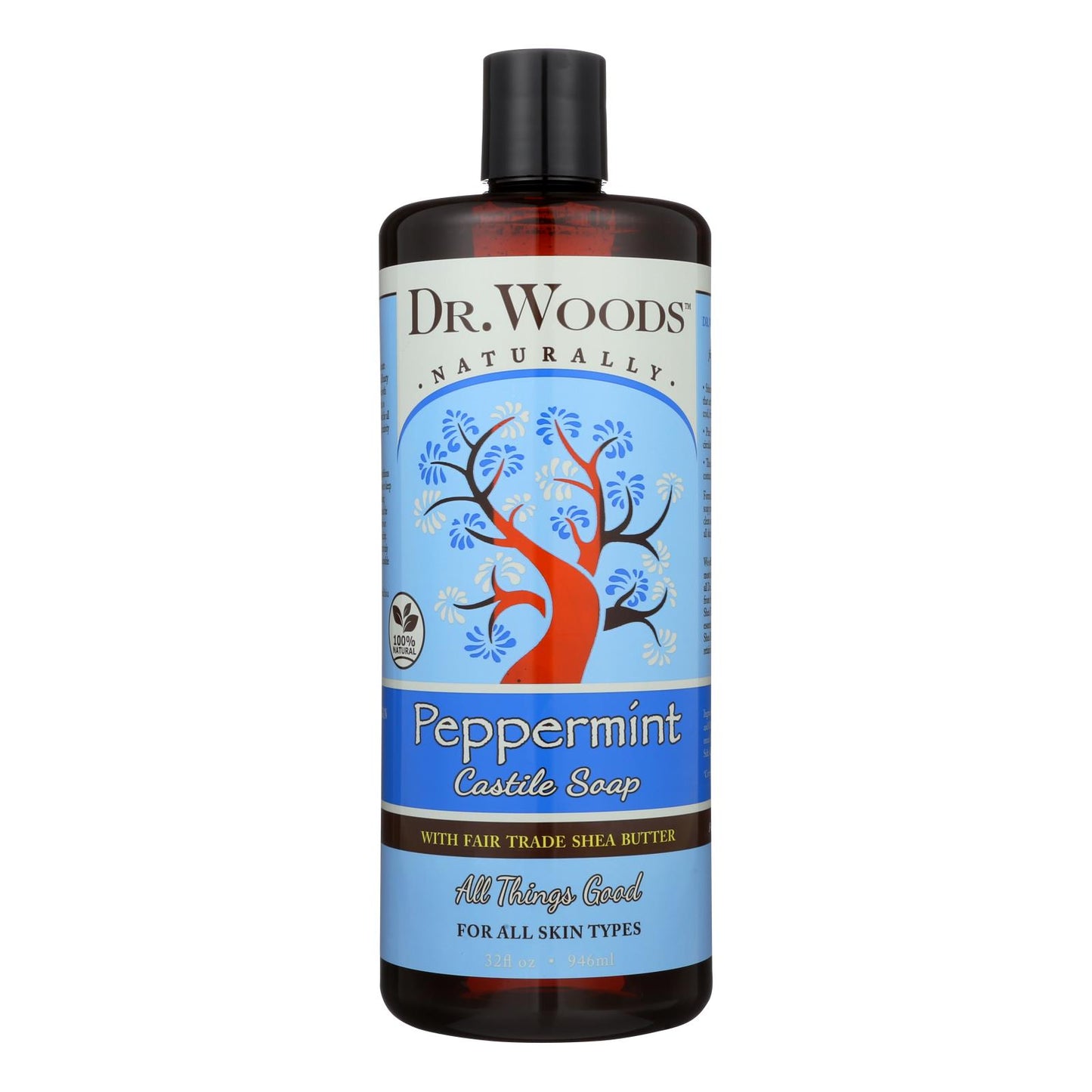 
                  
                    Dr. Woods Shea Vision Pure Castile Soap Peppermint With Organic Shea Butter, 32 Fl Oz
                  
                