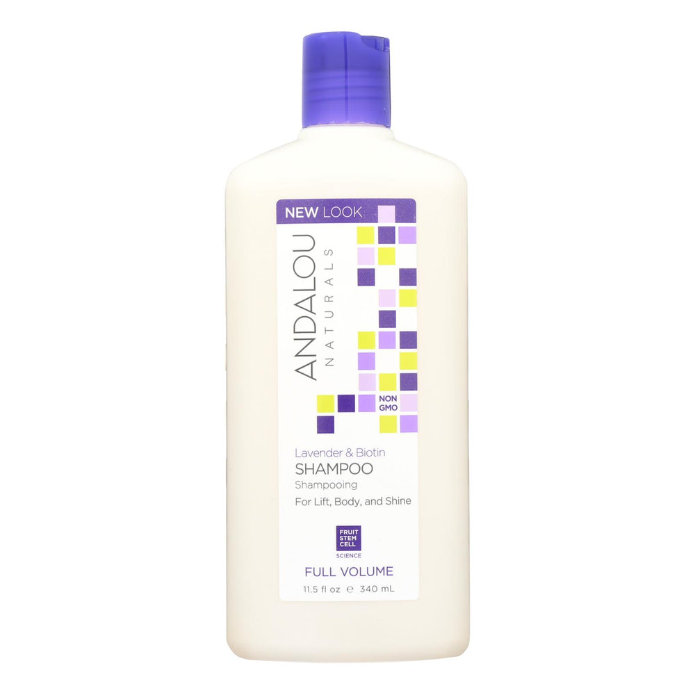 Andalou Naturals Full Volume Shampoo Lavender And Biotin, 11.5 Fl Oz