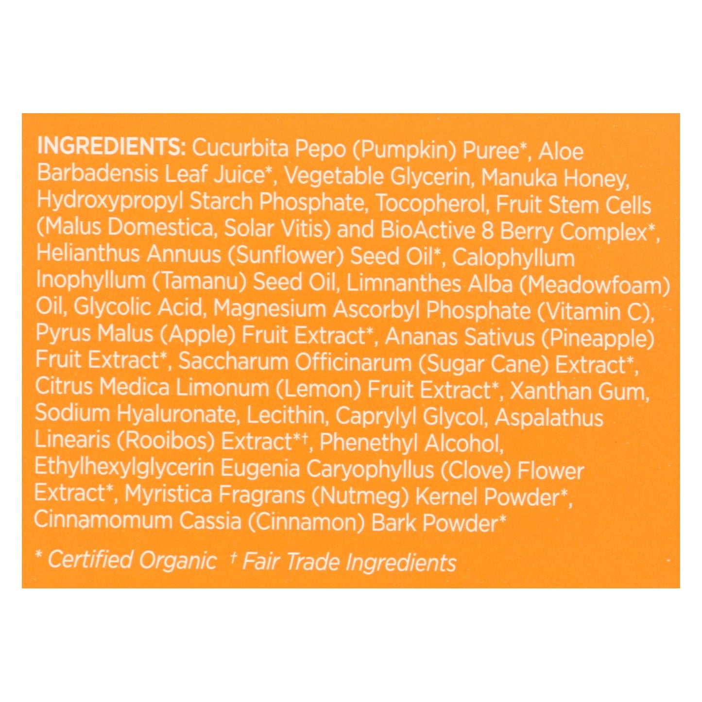 
                  
                    Andalou Naturals Glycolic Brightening Mask Pumpkin Honey, 1.7 Fl Oz
                  
                