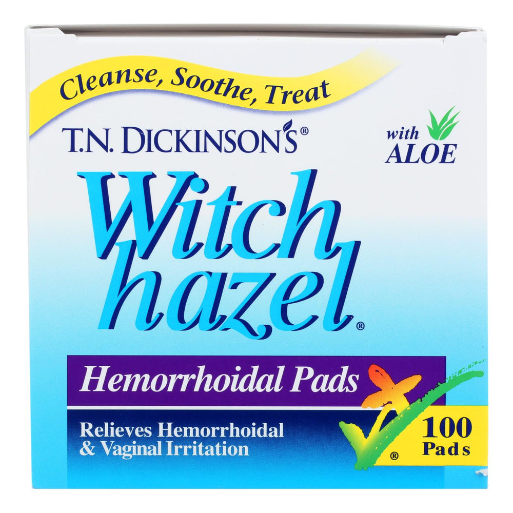 Dickinson Brands Hemorrhoidal Pads, 100 Pads