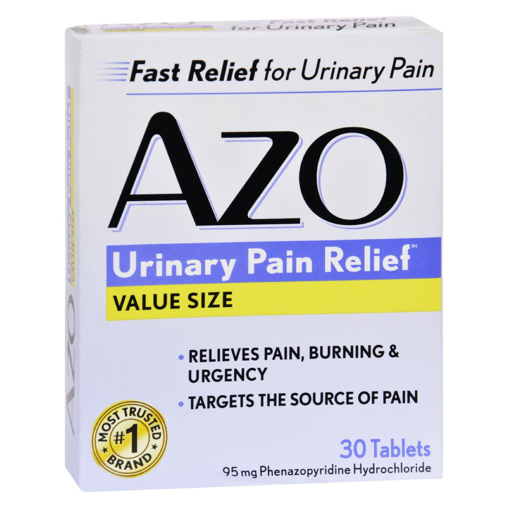 
                  
                    Azo Standard Urinary Pain Relief, 30 Tablets
                  
                