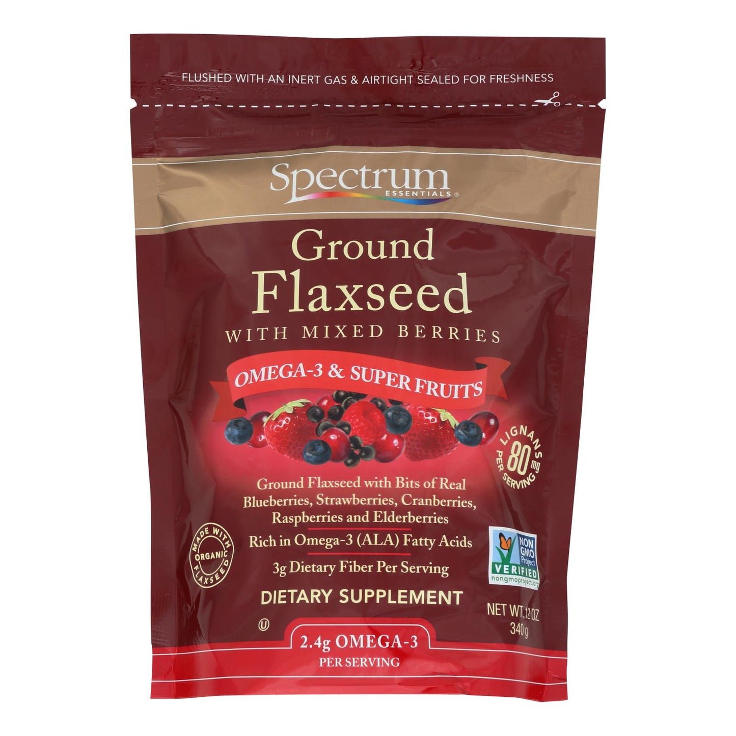 
                  
                    Spectrum Essentials Ground Flax With Mixed Berries, 12 Oz
                  
                