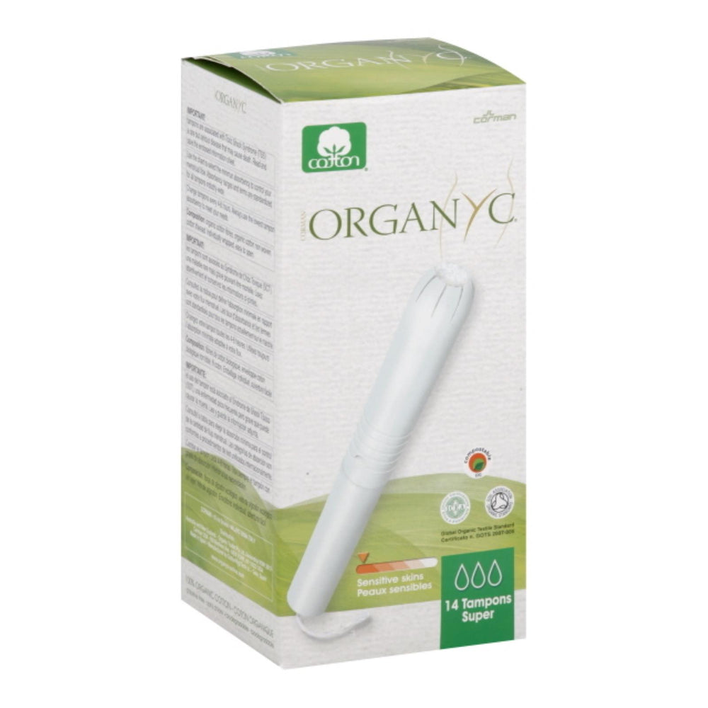 Organyc Cotton Tampons, Supreme Apple, 1 Pack