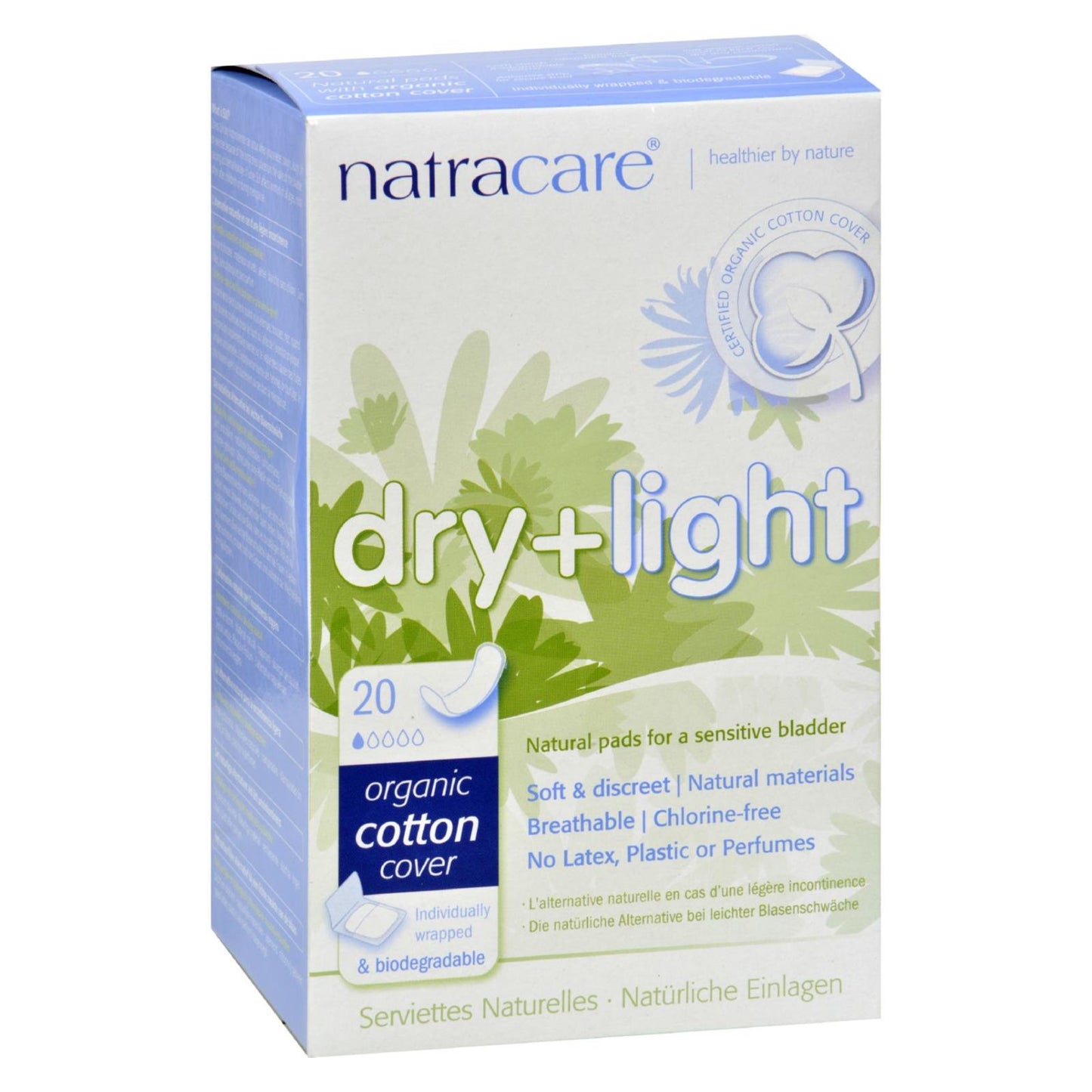 
                  
                    Natracare Dry And Light Individually Wrapped Pads, 20 Pack
                  
                