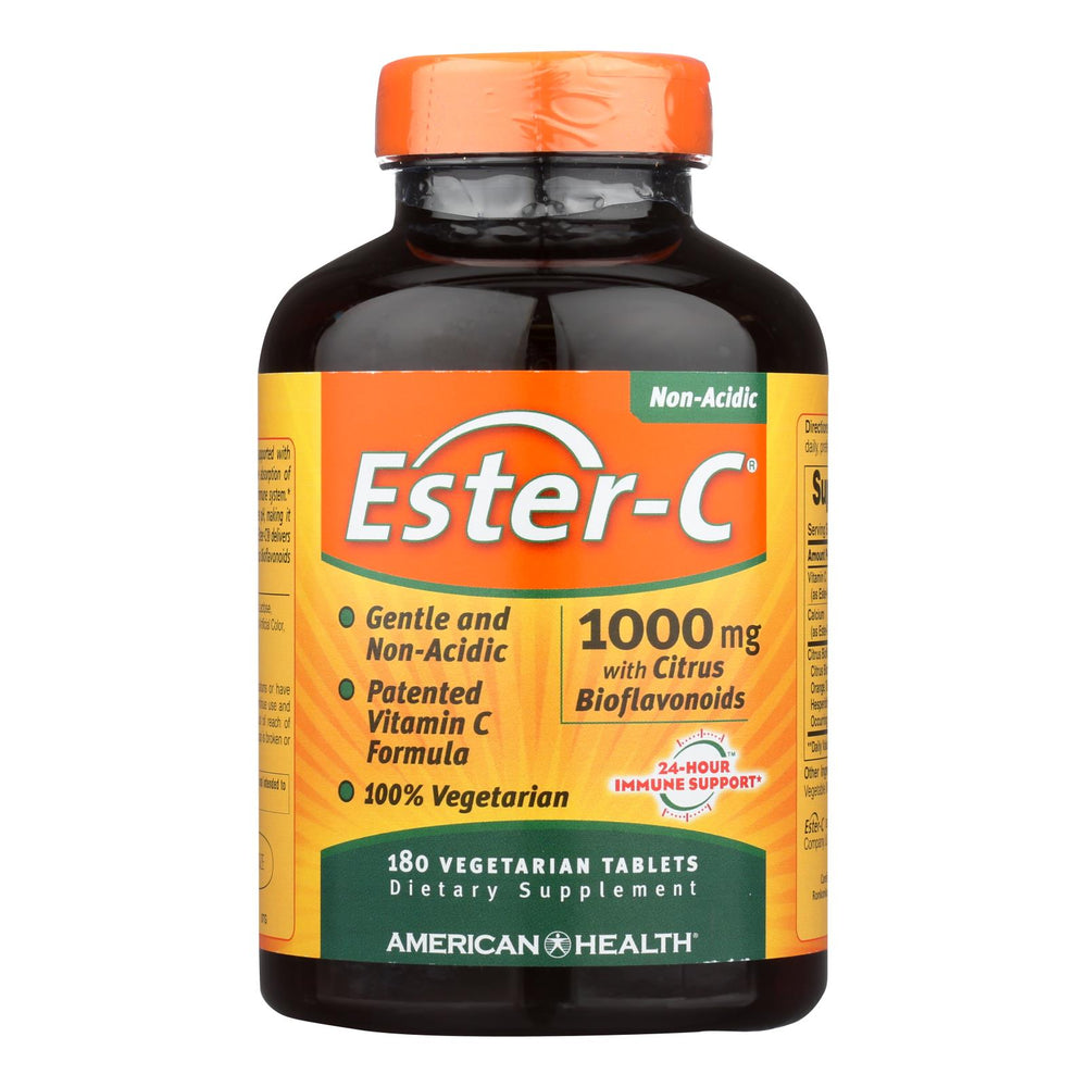 American Health Ester-c With Citrus Bioflavonoids, 1000 Mg, 180 Vegetarian Tablets