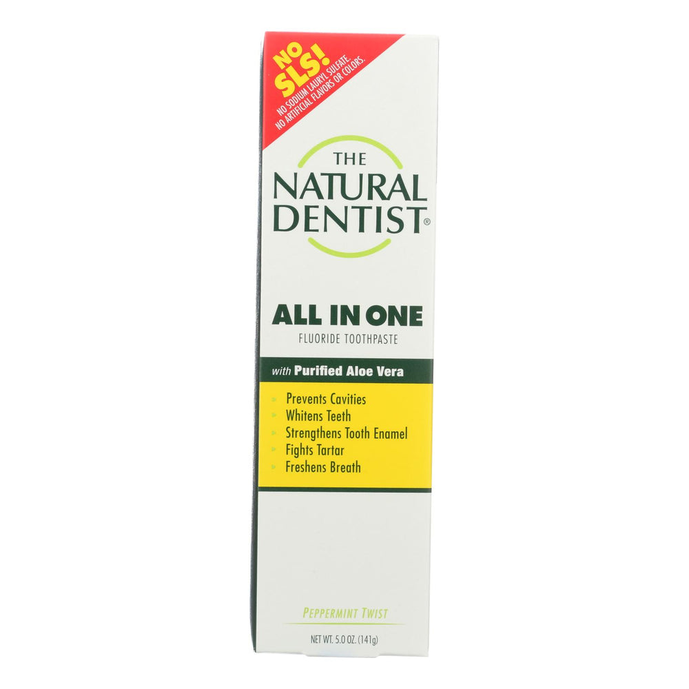 Natural Dentist Anti-cavity Toothpaste Original Peppermint Twist, 5 Oz