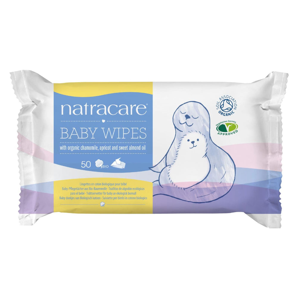
                  
                    Natracare Organic Cotton Baby Wipes, 50 Pack
                  
                