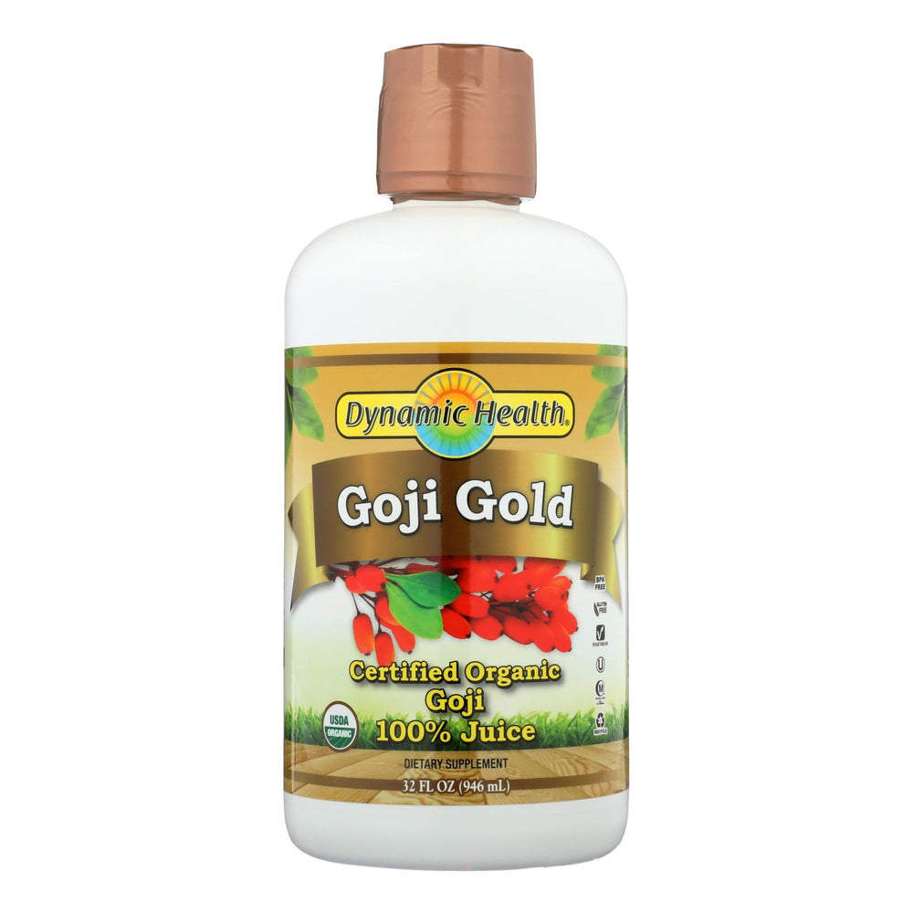 Dynamic Health Organic Certified Goji Berry Gold Juice, 32 Fl Oz