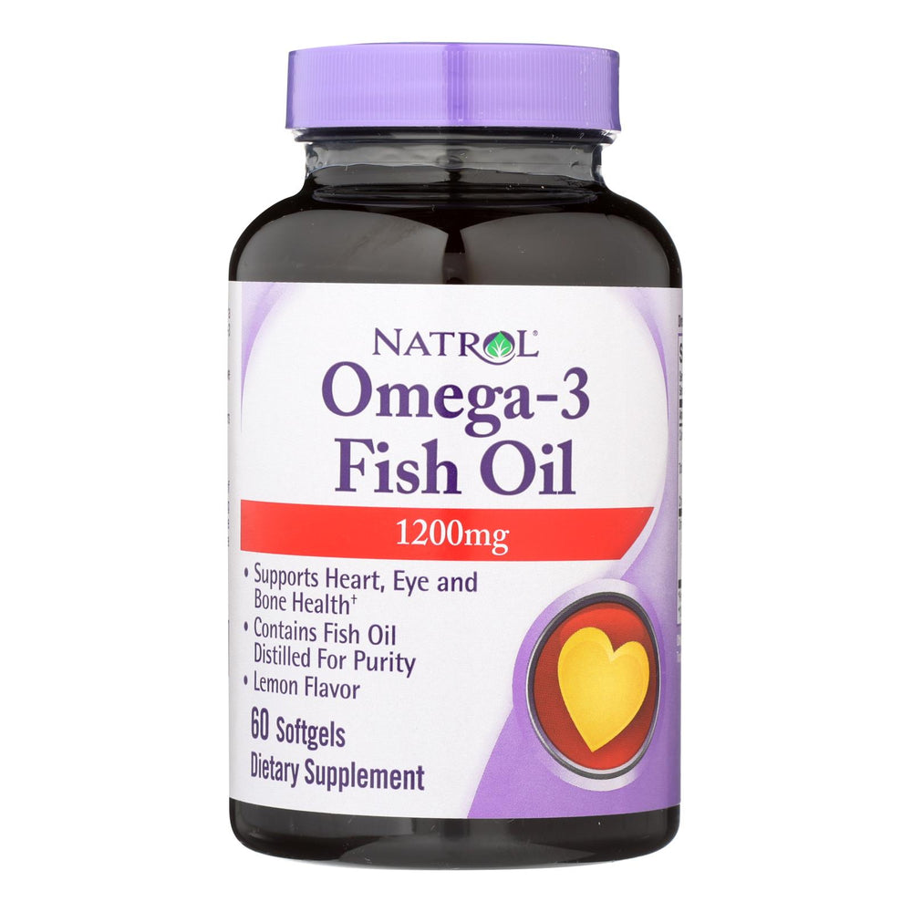 
                  
                    Natrol Omega-3 Fish Oil Lemon 1200 Mg - 60 ct
                  
                