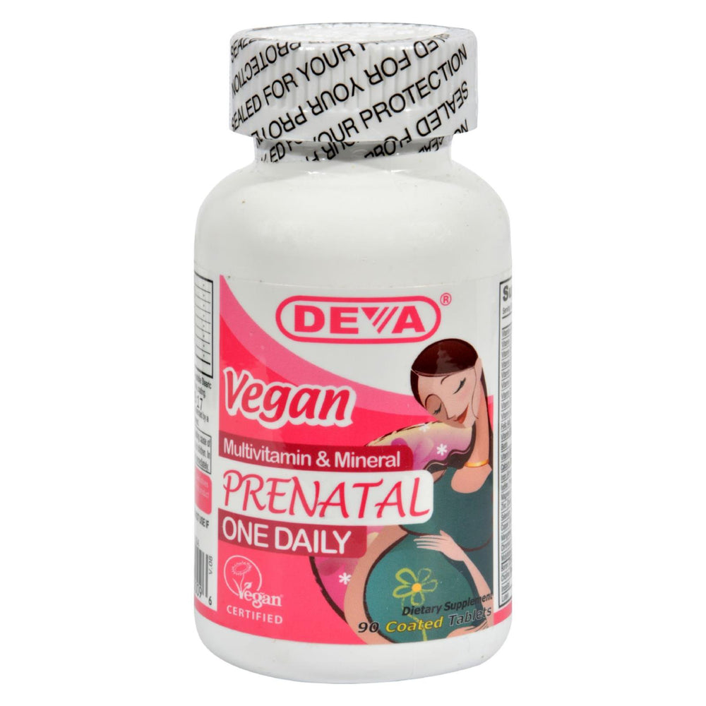 Deva Vegan Vitamins Prenatal Multivitamin And Mineral, 90 Tablets