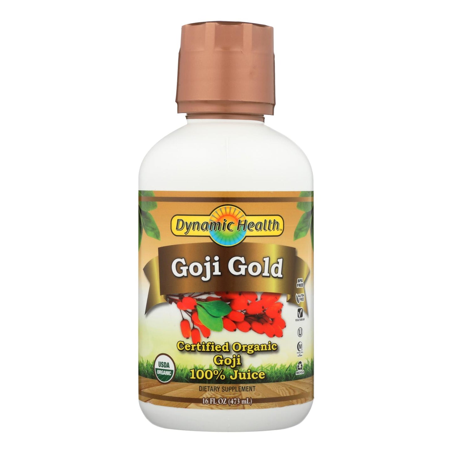 
                  
                    Dynamic Health Organic Certified Goji Berry Gold Juice, 16 Fl Oz
                  
                