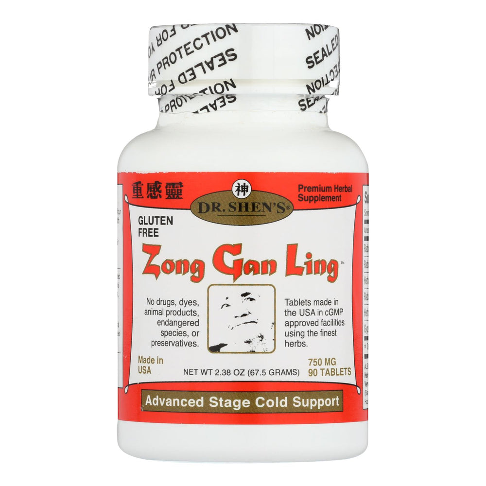 
                  
                    Dr. Shen's Zong Gan Ling Severe Flu, 1 Each, 90 Tab
                  
                
