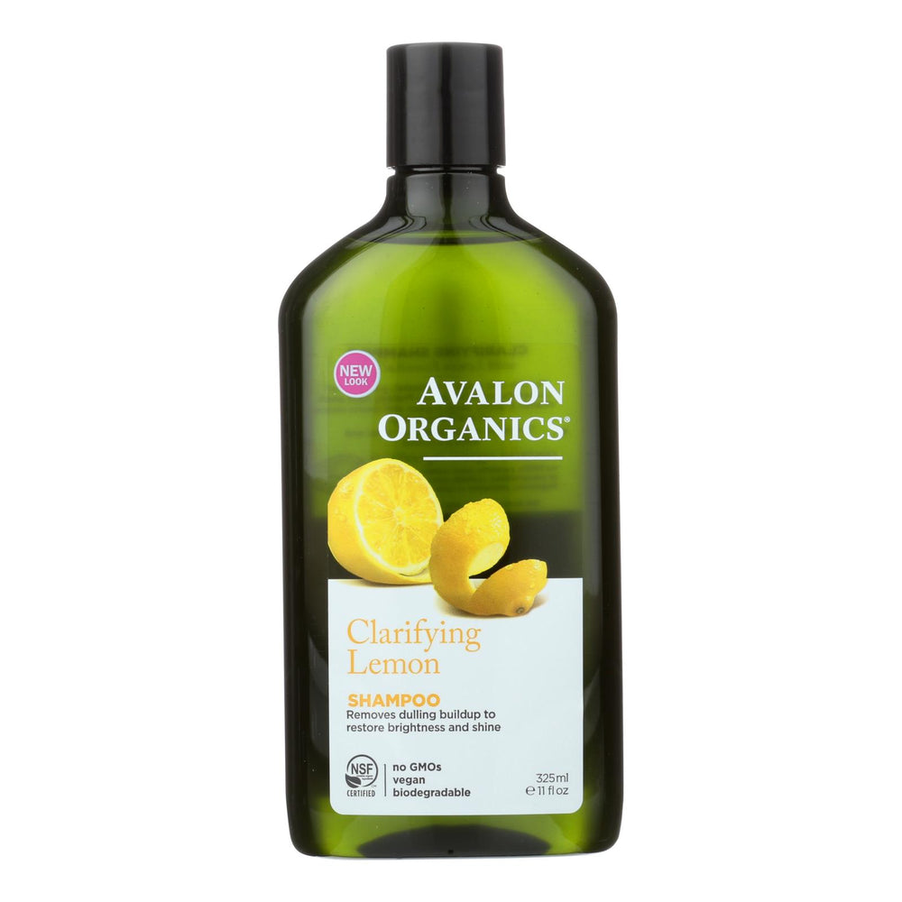 Avalon Organics Clarifying Shampoo Lemon With Shea Butter, 11 Fl Oz