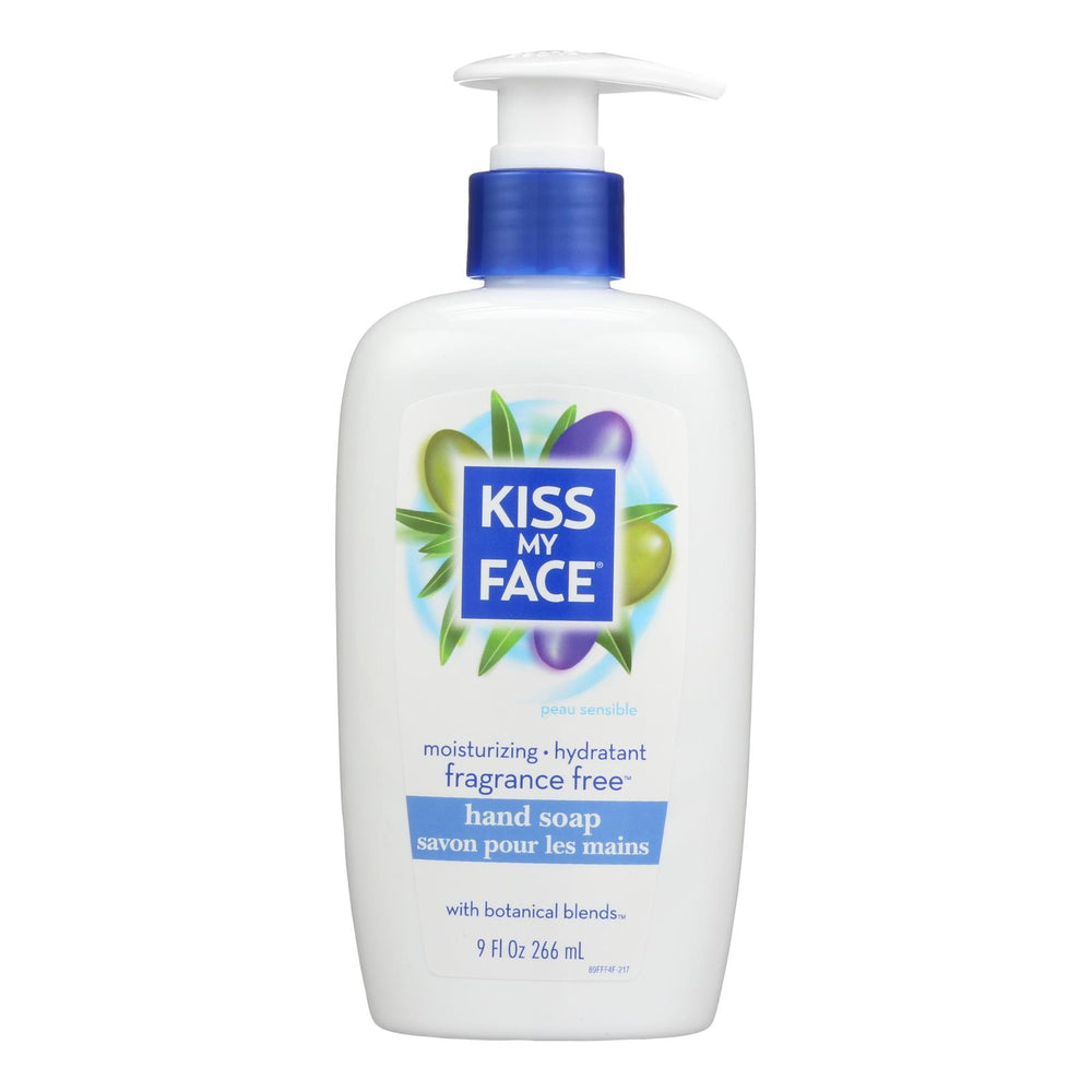 
                  
                    Kiss My Face Moisture Soap Fragrance Free, 9 Fl Oz
                  
                
