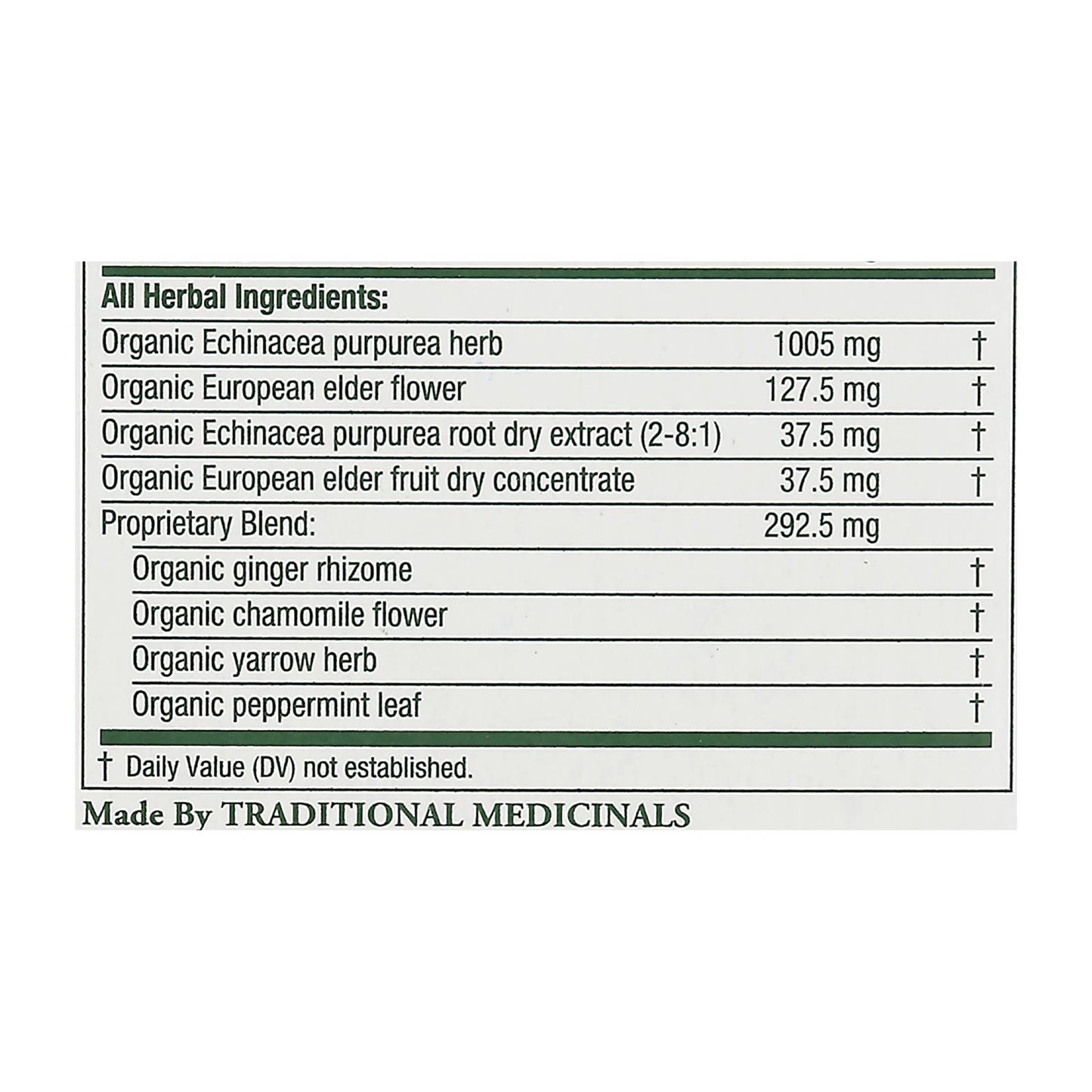 
                  
                    Traditional Medicinals Organic Echinacea Elder Tea -caffeine Free, Case Of 6, 16 Bags
                  
                