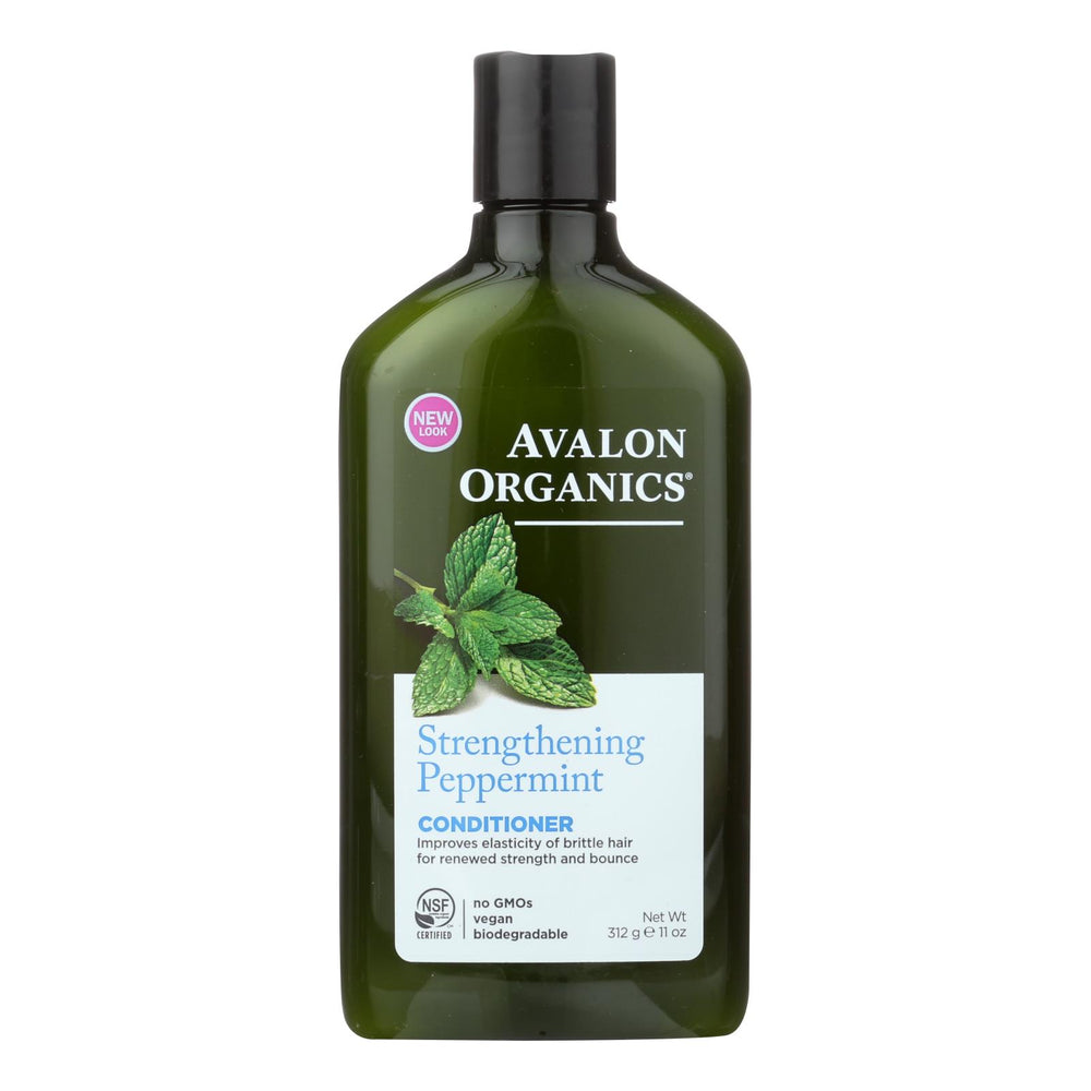 Avalon Organics Revitalizing Conditioner With Babassu Oil Peppermint, 11 Fl Oz
