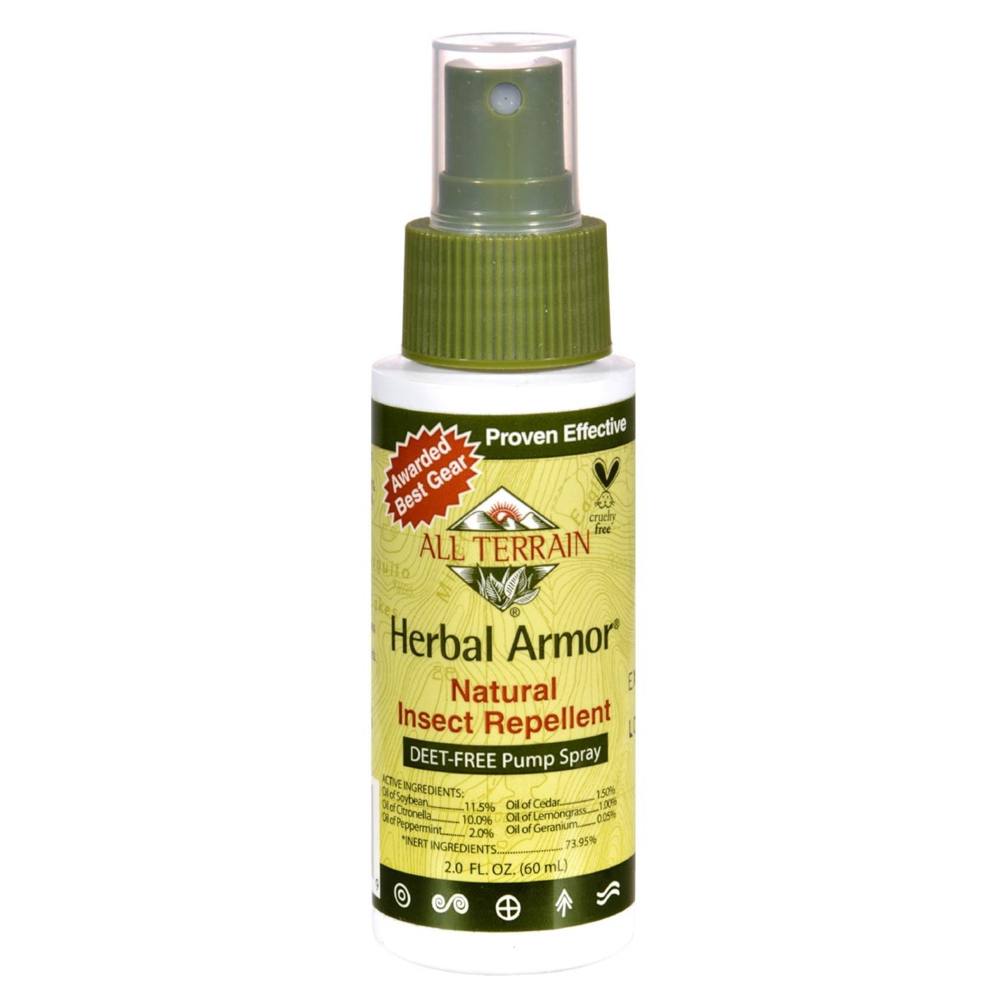 
                  
                    All Terrain, Herbal Armor Natural Insect Repellent, 2 Fl Oz
                  
                
