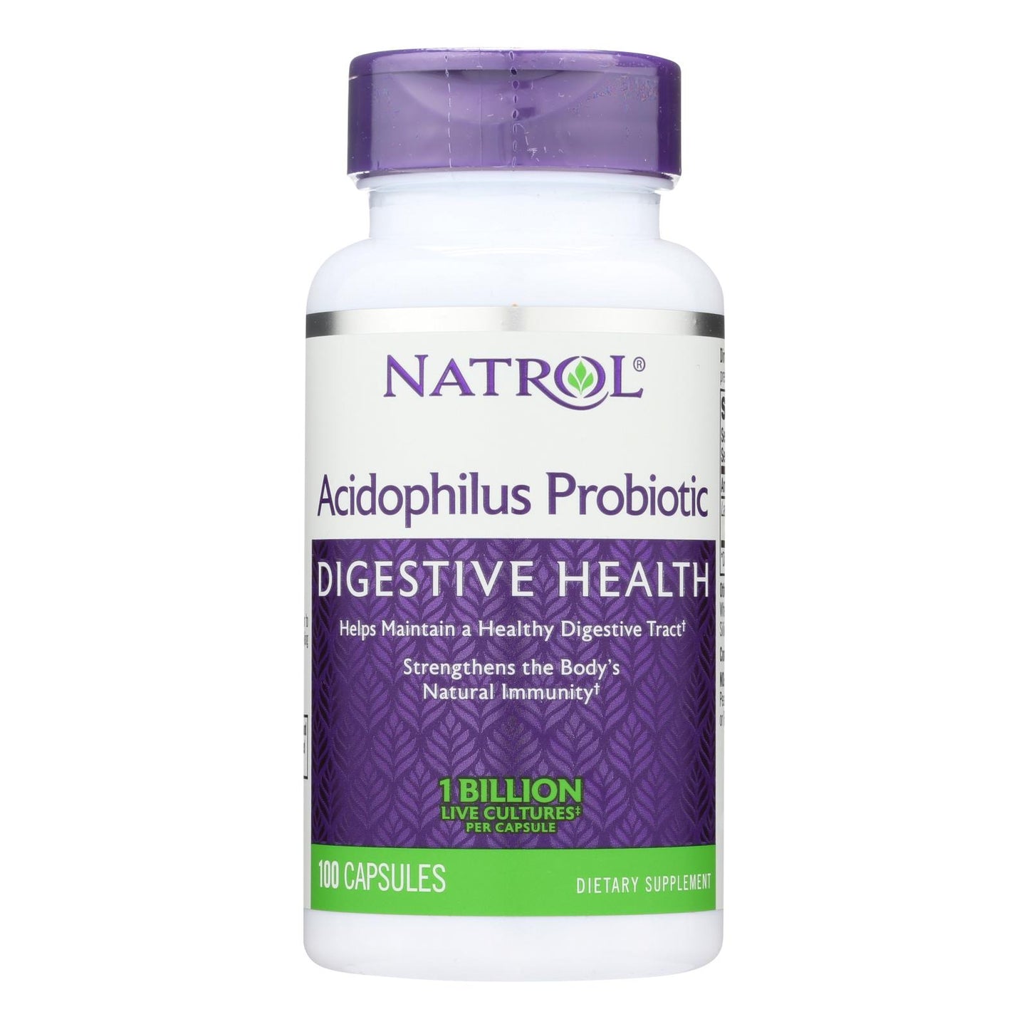 
                  
                    Natrol Acidophilus Probiotic, 100 Mg, 100 Capsules
                  
                