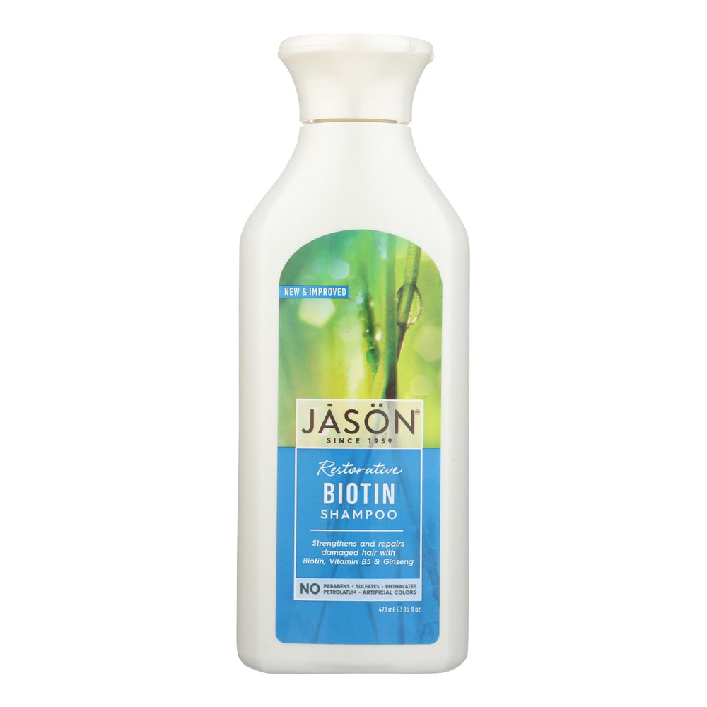 
                  
                    Jason Pure Natural Shampoo Restorative Biotin, 16 Fl Oz
                  
                