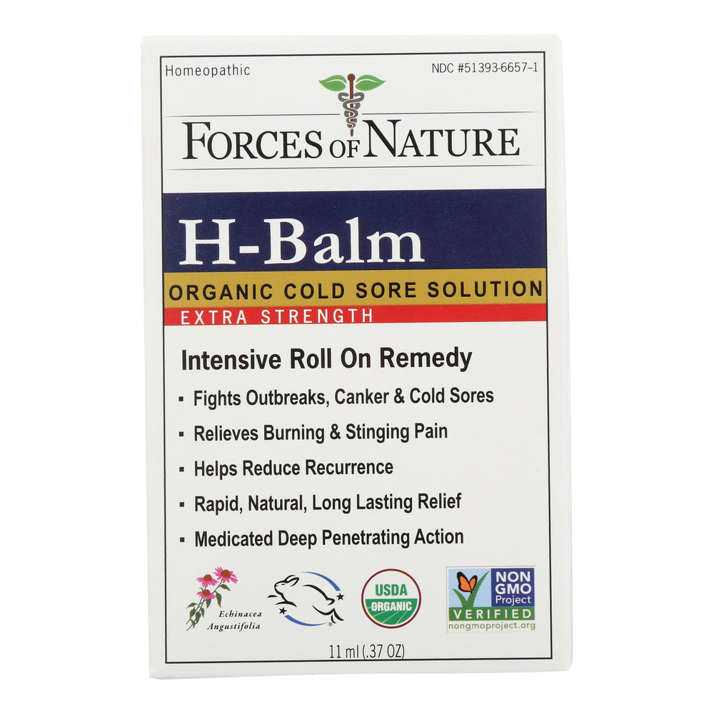 
                  
                    Forces Of Nature, Organic H-balm Daily Control, Extra Strength, 11 Ml
                  
                
