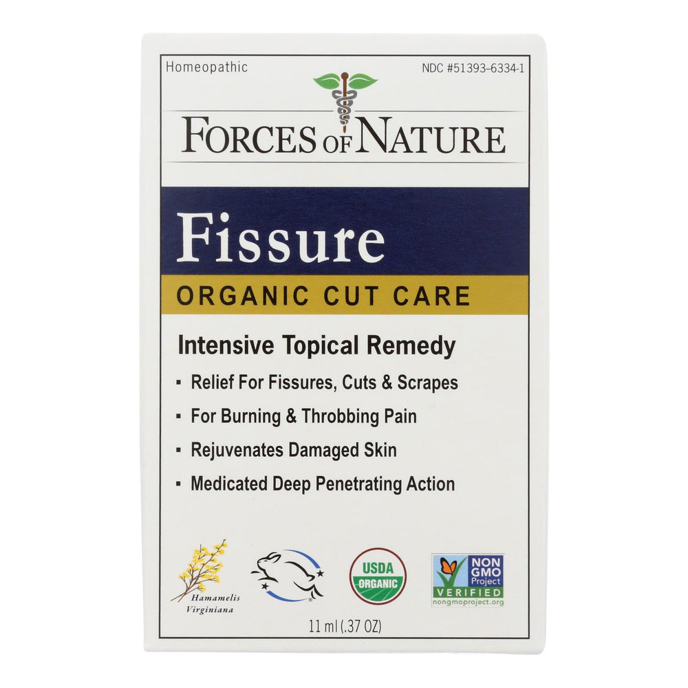 Forces Of Nature Organic Fissure Control Oil - 11 ml.