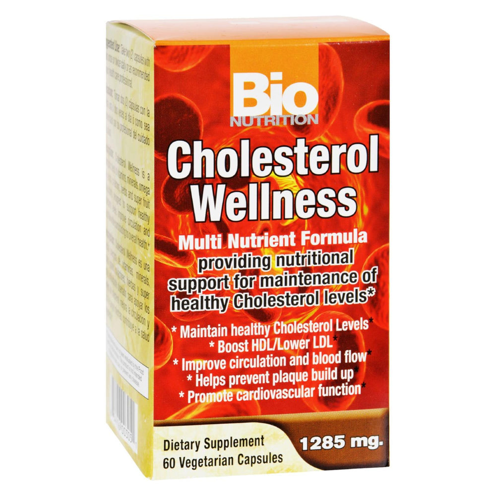 Bio Nutrition Cholesterol Wellness, 60 Vegetarian Capsules