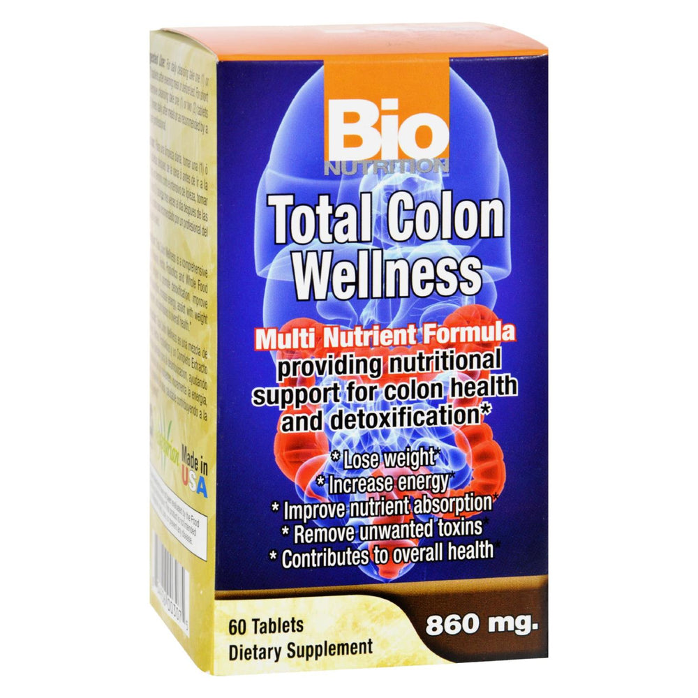 Bio Nutrition, Total Colon Wellness, 60 Tablets