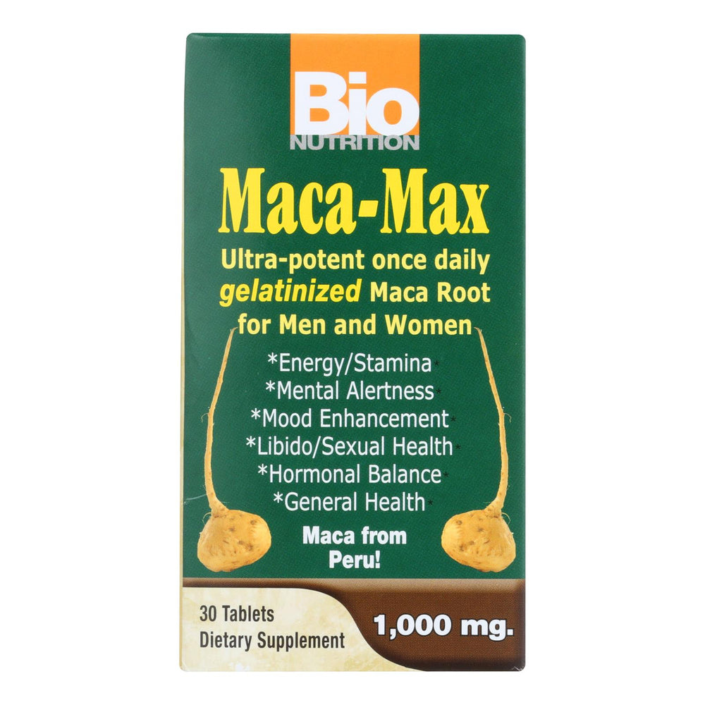 Bio Nutrition Maca-max, 1000 Mg, 30 Tablets