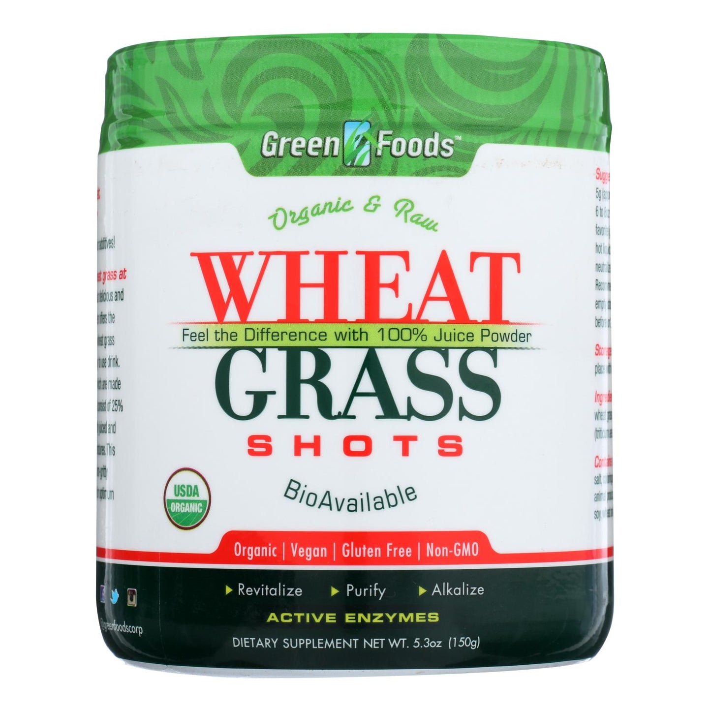 
                  
                    Green Foods Organic And Raw Wheat Grass Shots, 5.3 Oz
                  
                