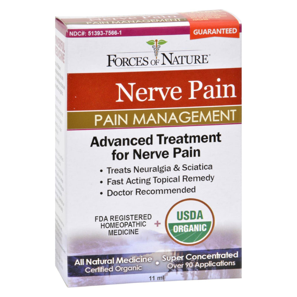 Forces Of Nature Organic Nerve Pain Management Oil - 11 ml.