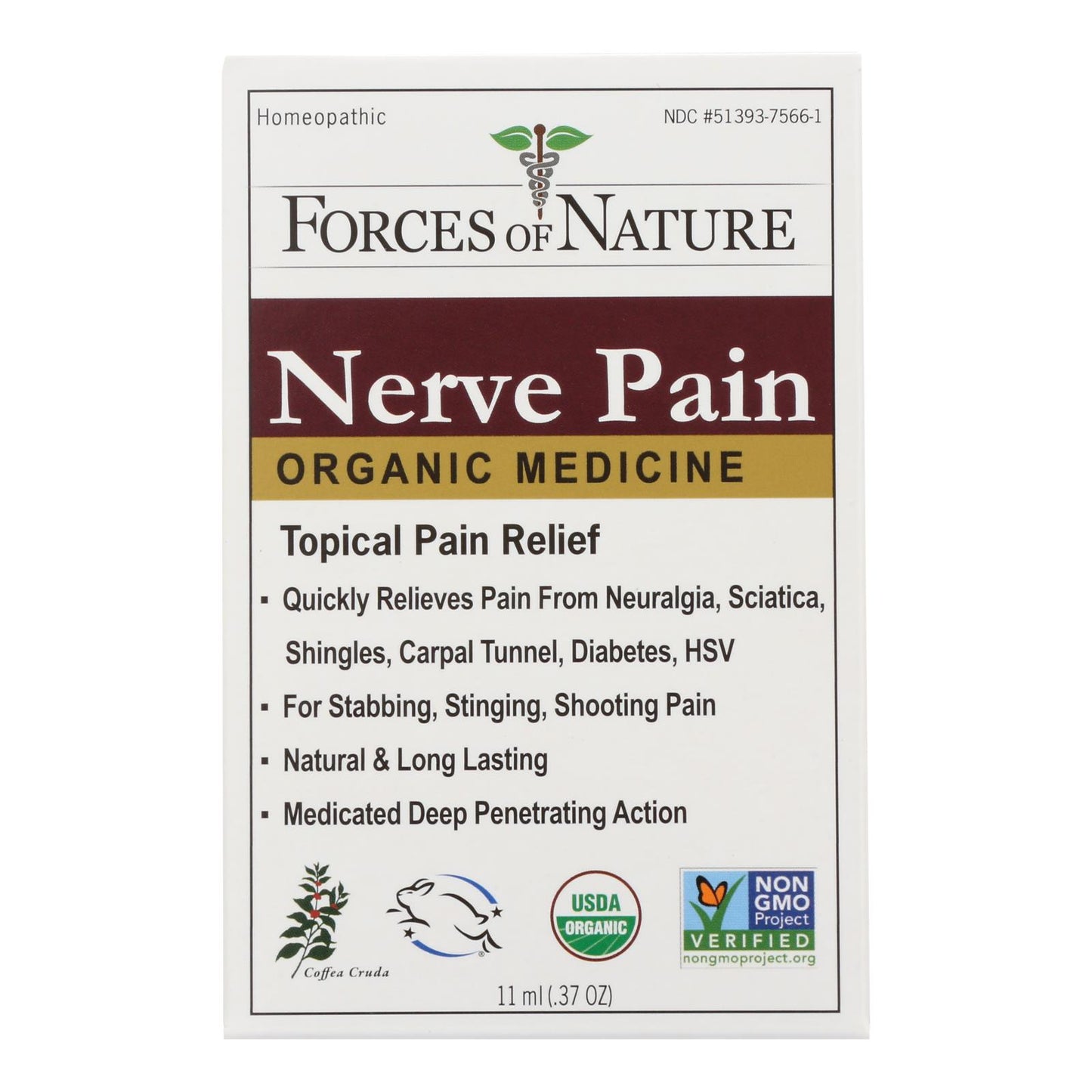 
                  
                    Forces Of Nature Organic Nerve Pain Management, 11 Ml
                  
                