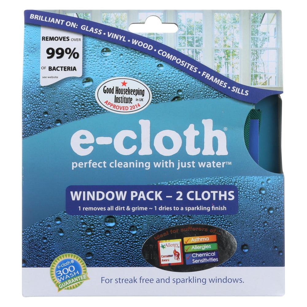 E-cloth Window Cleaning Cloth, 2 Pack