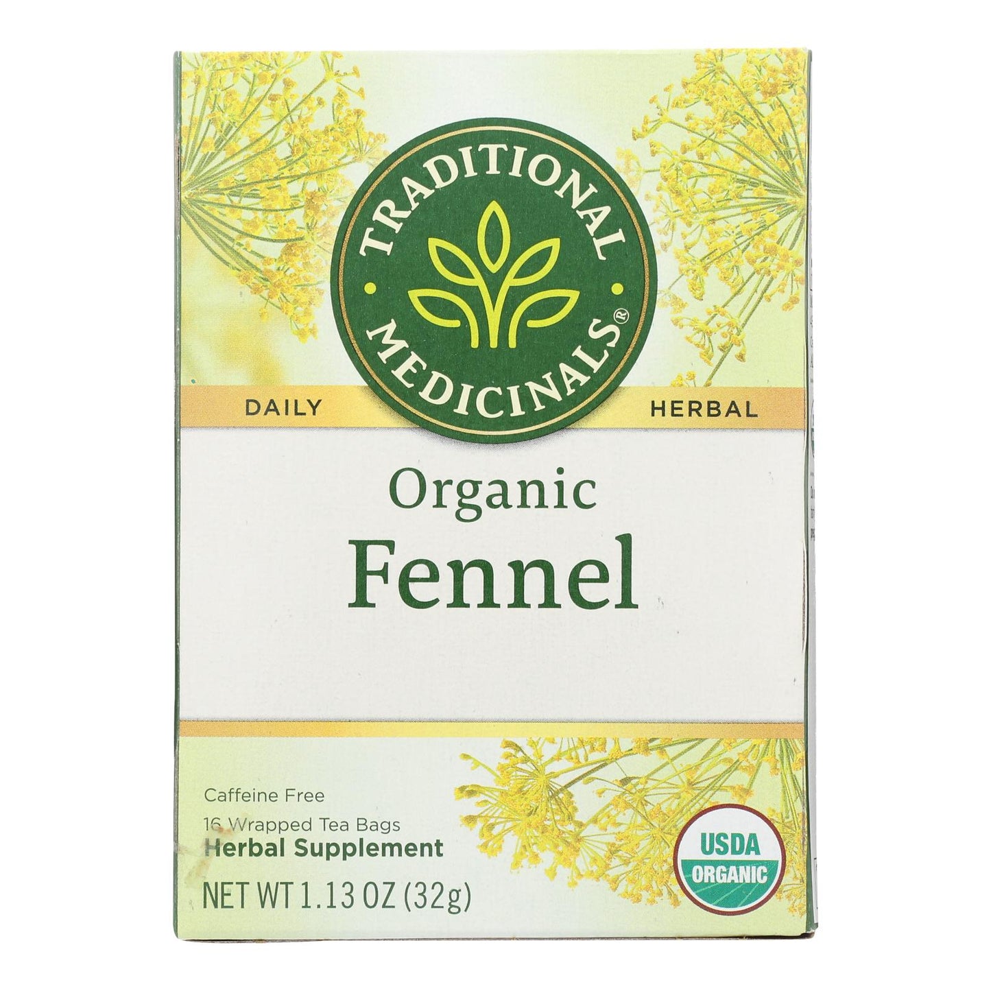 
                  
                    Traditional Medicinals Organic Herbal Tea, Fennel, Case Of 6, 16 Bags
                  
                