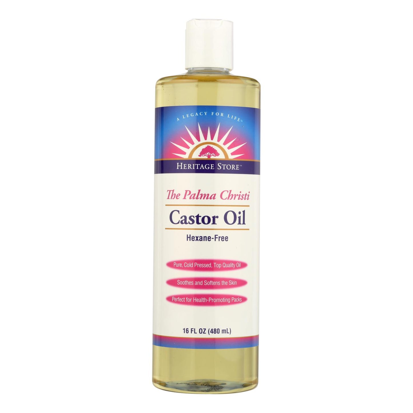 
                  
                    Heritage Products Castor Oil Hexane Free, 16 Fl Oz
                  
                