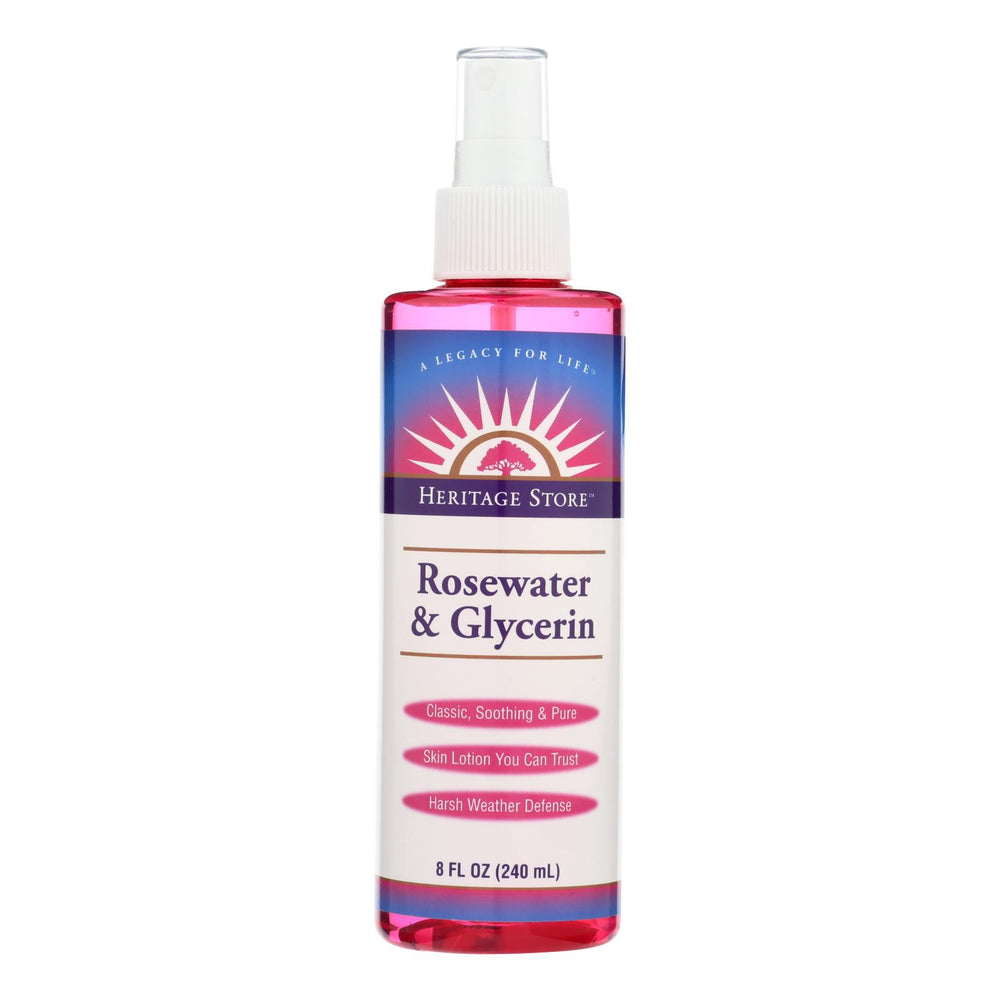 
                  
                    Heritage Products Rosewater And Glycerin, 8 Fl Oz
                  
                