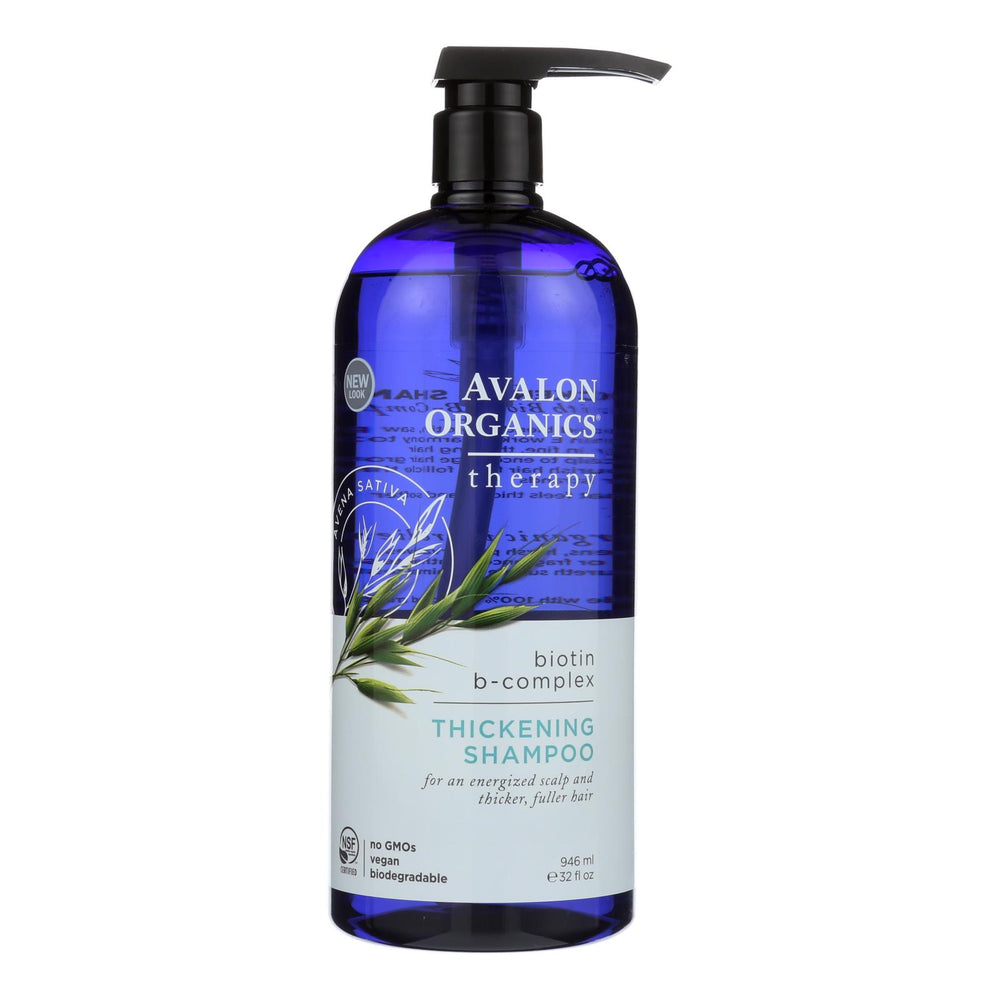 Avalon Shampoo, Organic Biotin-b Complex, 32 Oz